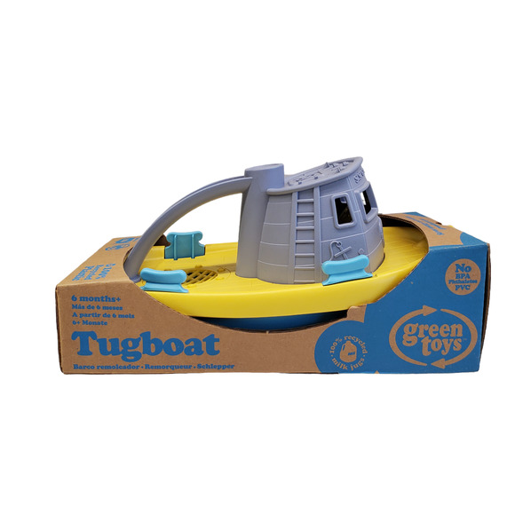 Green Toys Toys Green Toys Non Toxic Tug Boat Bathtub Toy Made In